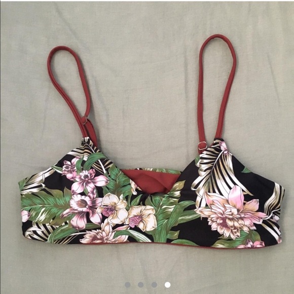 Swell reversible floral print top (size XS) - Picture 4 of 4